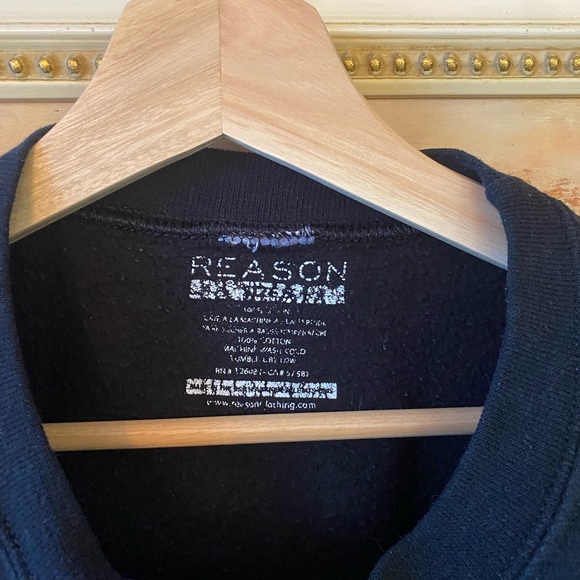 Reason Black Panther Graphic Sweatshirt Size Small Unisex - Comfy Vintage - Picture 3 of 3